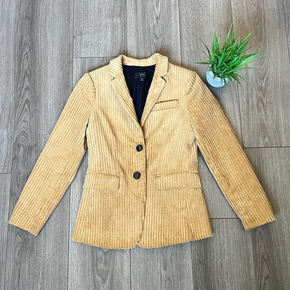 J. Crew Corduroy Regent Blazer Size 0 Petite